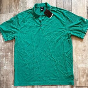 Nike Golf Dry fit Green Polo Shirt XXL